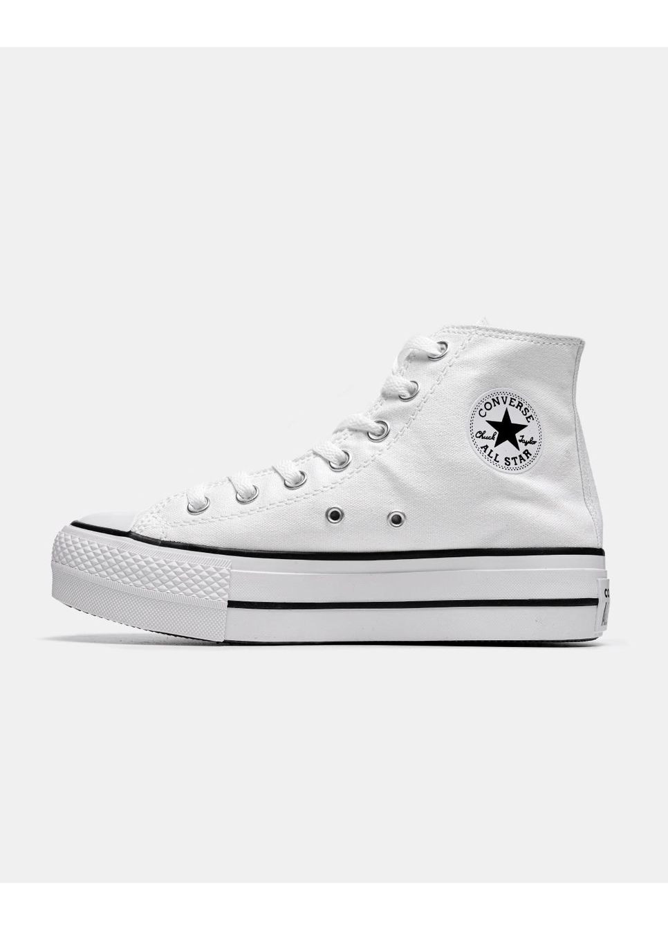 Білі літні кеди converse wmns chuck taylor all star lift high white конверс чак тейлор No Brand