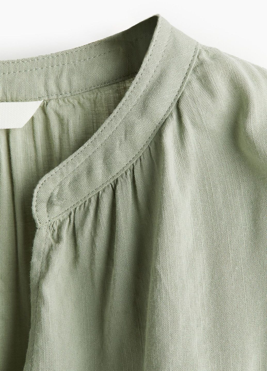 Оливкова (хакі) літня блузка H&M