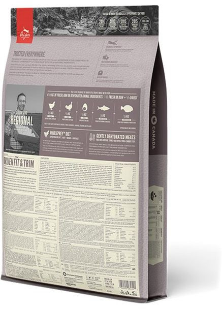 Сухий корм для кішок із зайвою вагою Fit & Trim 5.4 кг (o28454/064992284541) Orijen (308752422)