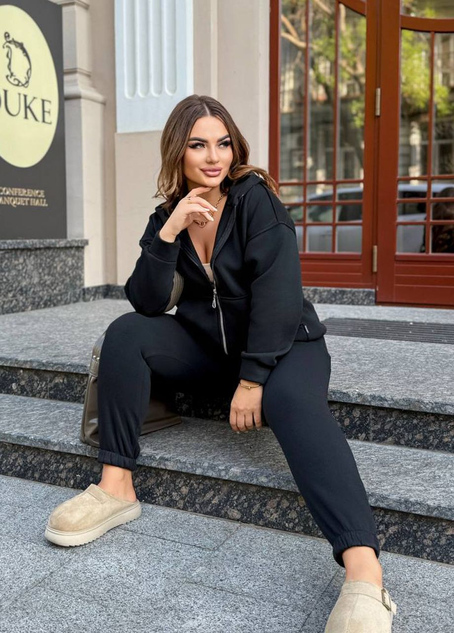 Жіночий спортивний костюм трикотаж тринитка з начосом Modena (356675591)