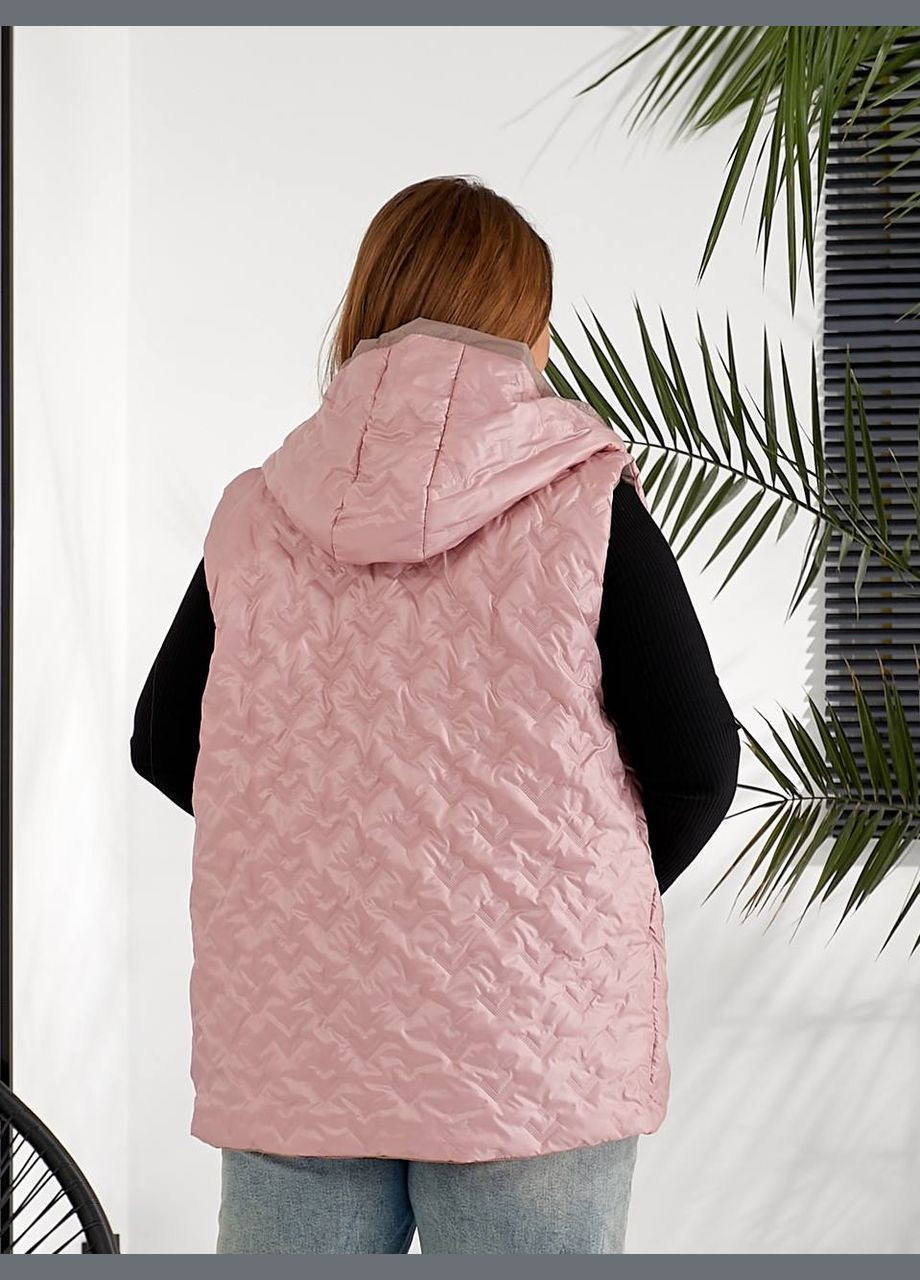 Стильна двостороння жилетка з капюшоном No Brand (332670964)