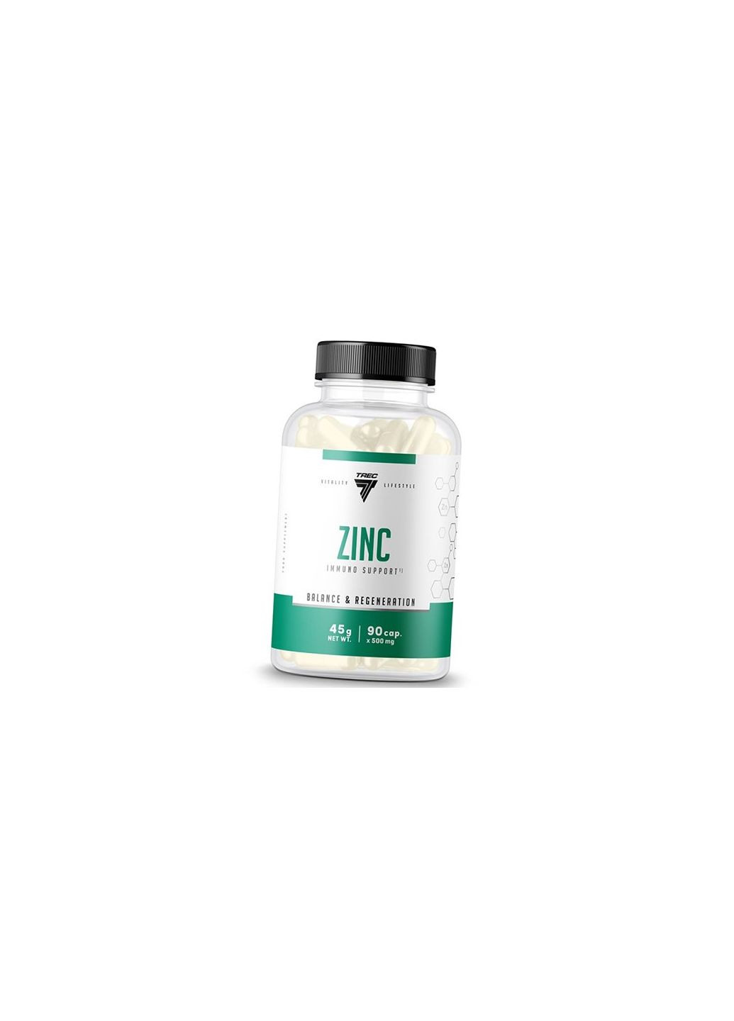 Цинк, Zinc 15, 90капс (36101033) Trec Nutrition (293254996)