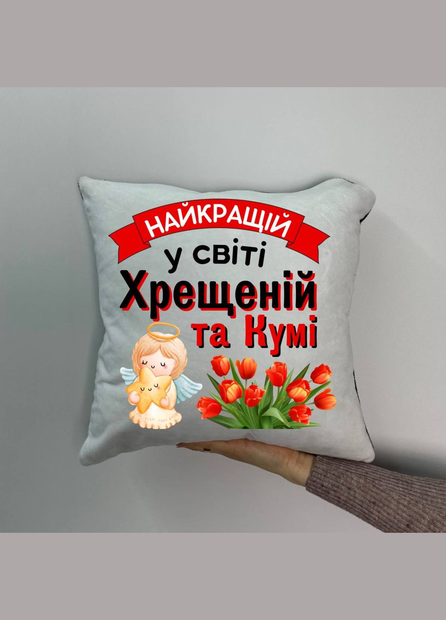 Подушка с принтом габардиновая Немироф, красная 35х35 (441) Hand Made (350942219)