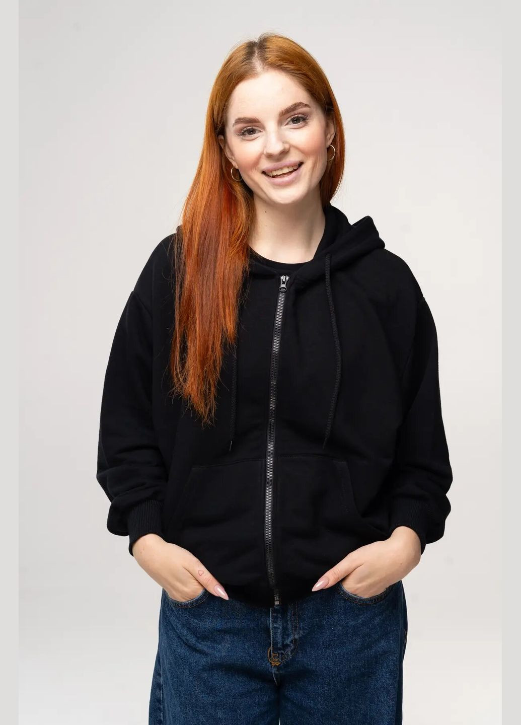 Худі на блискавці жіноче Роза (325402247)