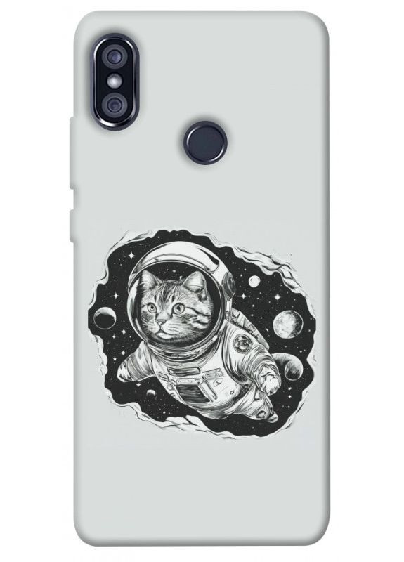 Чехол с принтом для Xiaomi Redmi Note 5 Pro, 5 (DC) для Сяоми, ксиоми редми ноте 5 об, ноте 5 Кот космонавт No Brand (338599650)