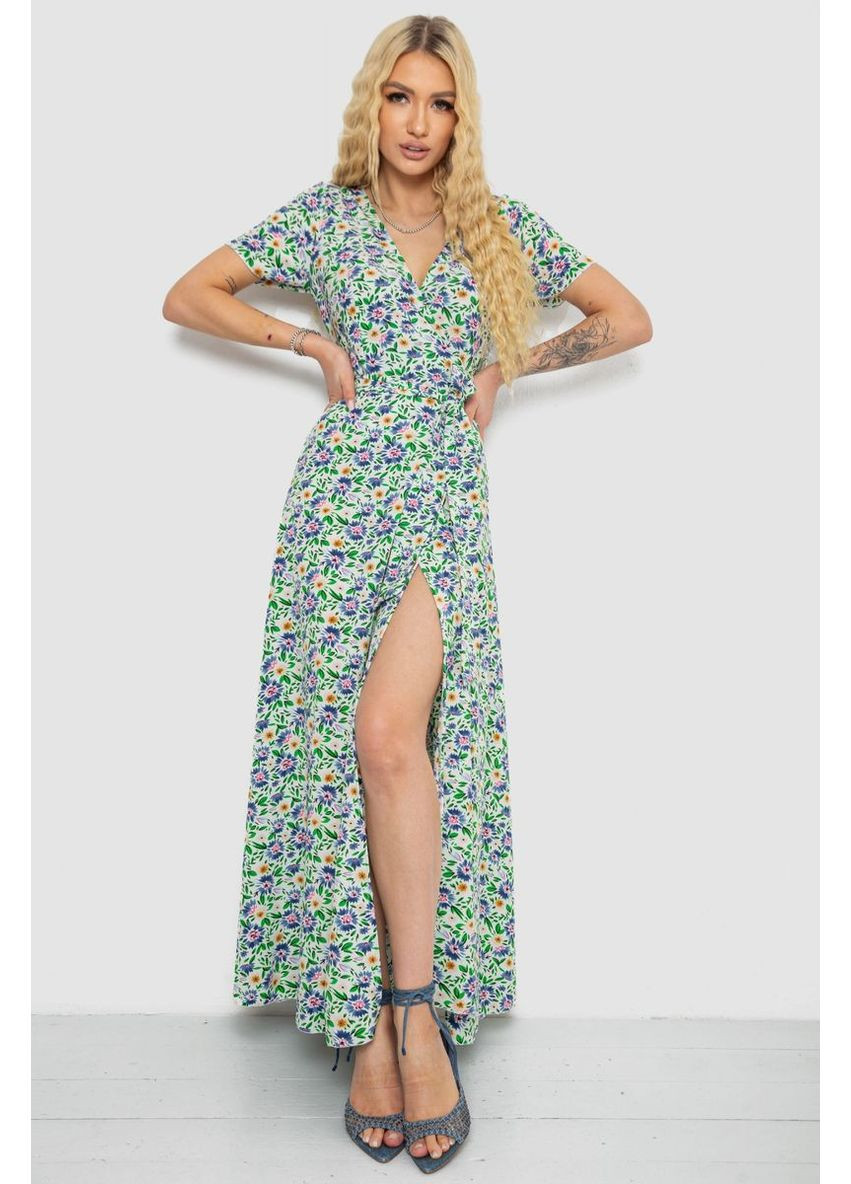 Комбинированное повседневный сарафан с цветочным принтом, 241r179 Ager однотонное