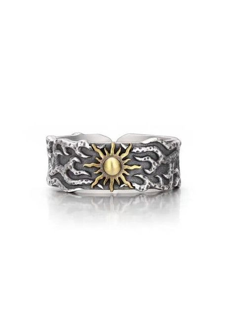 Уникальное кольцо славянский перстень Древний славянский символ Даждьбог солнца размер регулируемый Fashion Jewelry (285110742)