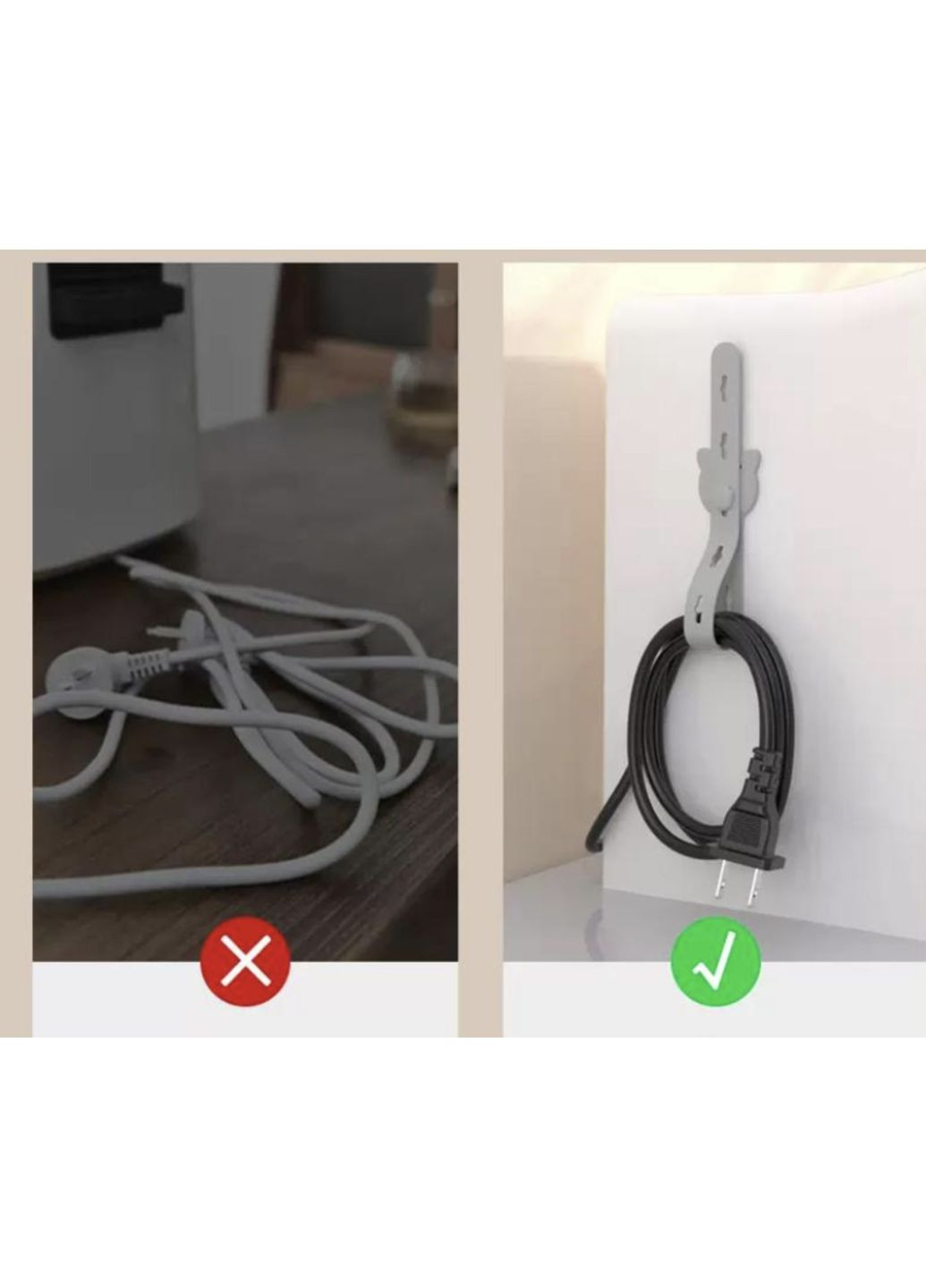 Стяжки для кабелю фіксатор органайзер зажим силіконові 15 шт 3М Чорний Captain (356680633)