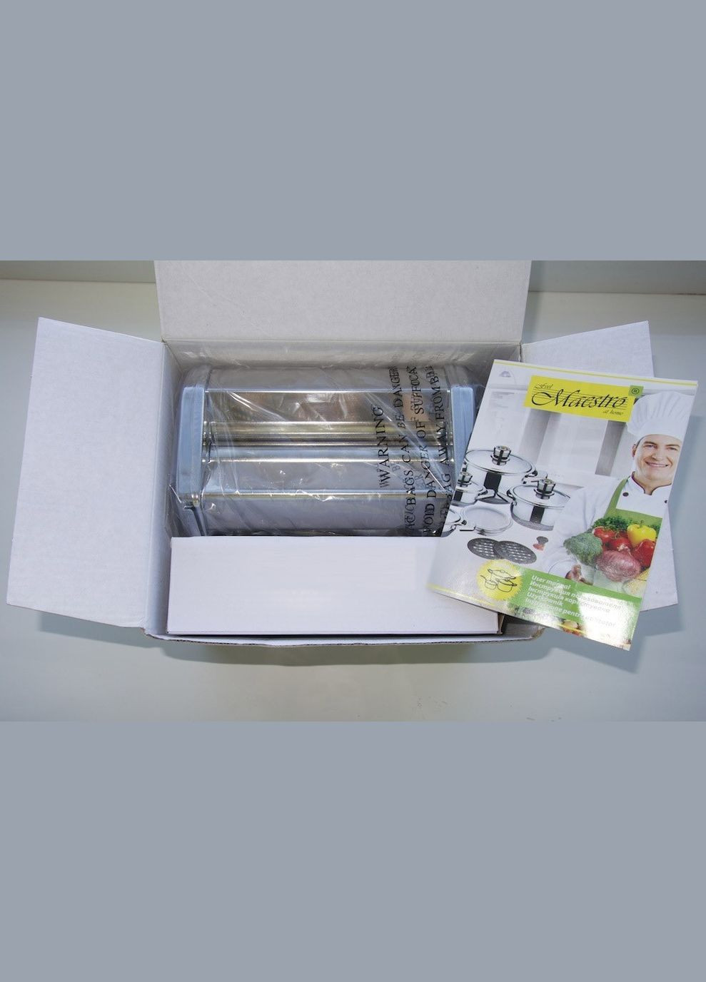 Локшинорізка і тісторозкатка MR-1679 - для домашньої пасти та розкочування тіста Maestro (334008840)