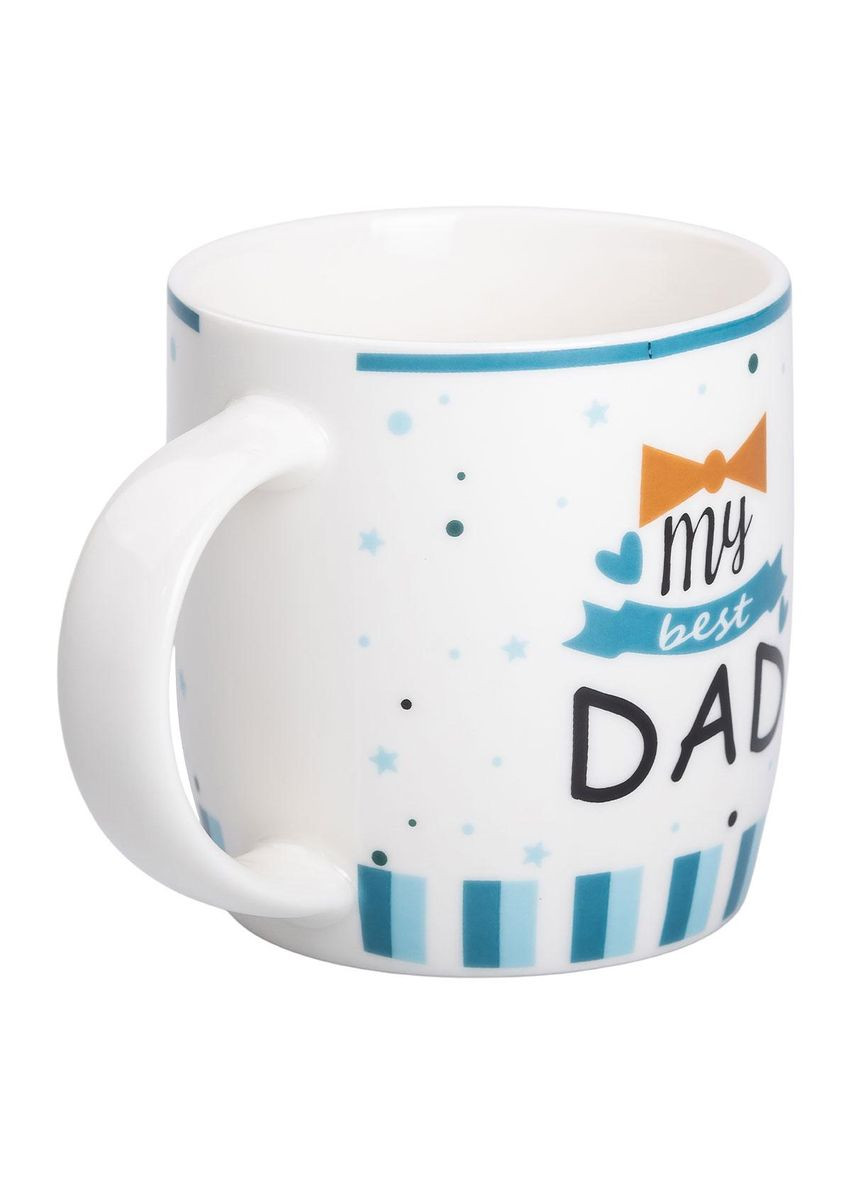Чашка фарфоровая с надписями 450 (мл) My best dad RX-N240278MD Liling Rongxiang Ceramic (369143089)