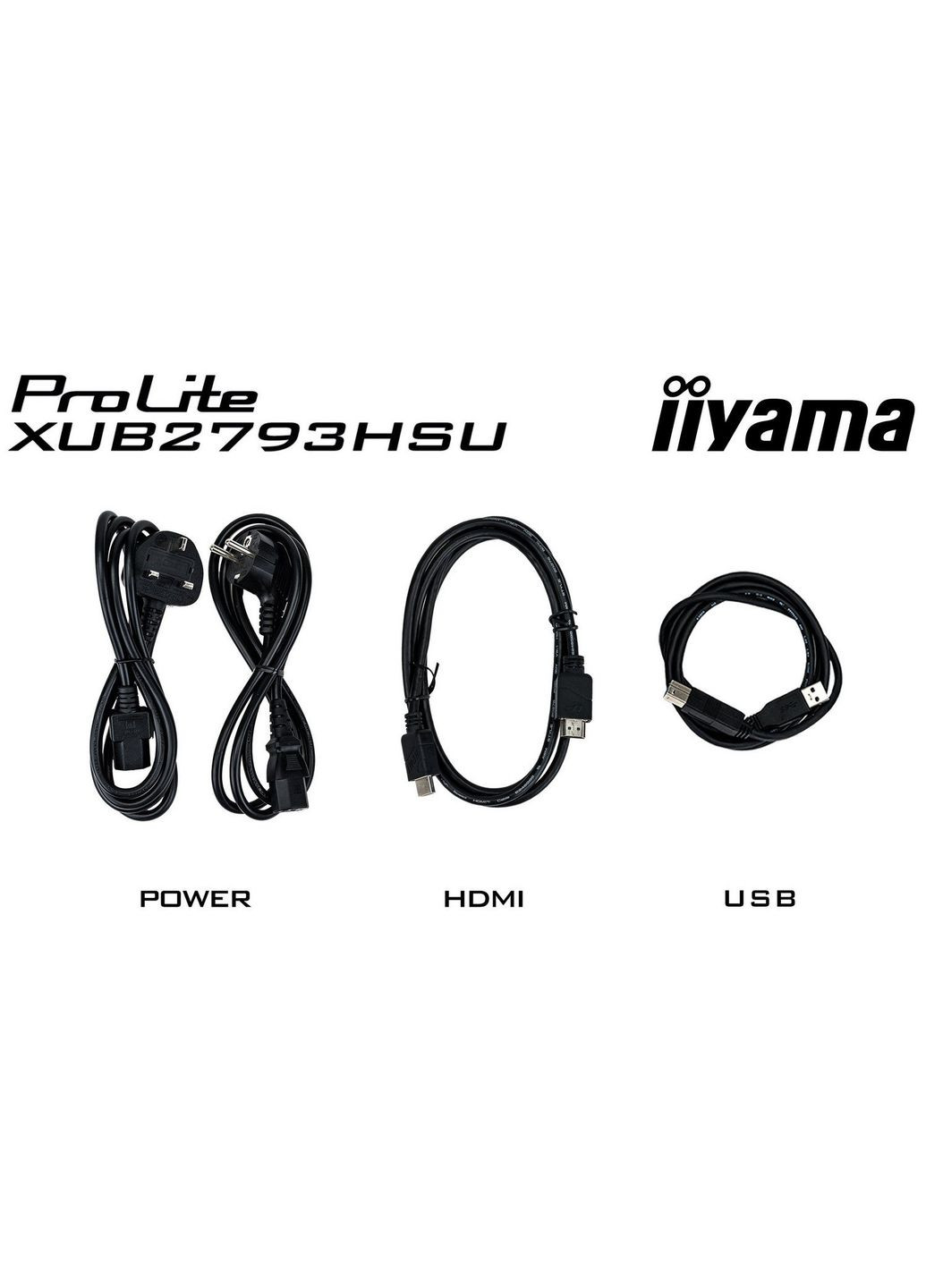 Монитор 27" ProLite XUB2793HSU-B7 Black Iiyama (360416885)