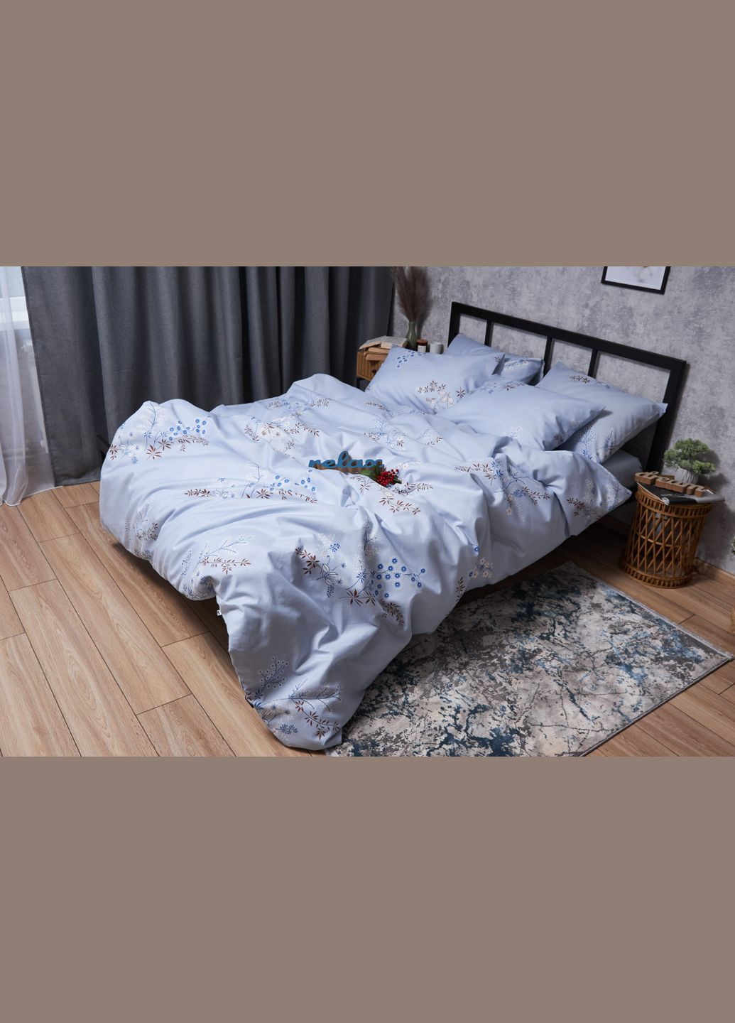 Комплект постельного белья Микросатин Premium «» евро 200х220 наволочки 2х70х70 (MS-820005192) Moon&Star lavender bliss (293148038)
