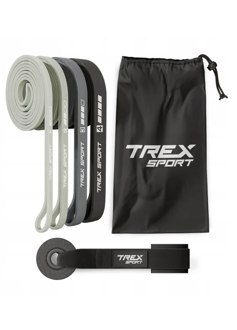 Набір резинок для фітнесу TX-004PB 4в1 2-41кг TREX Sport (361953131)