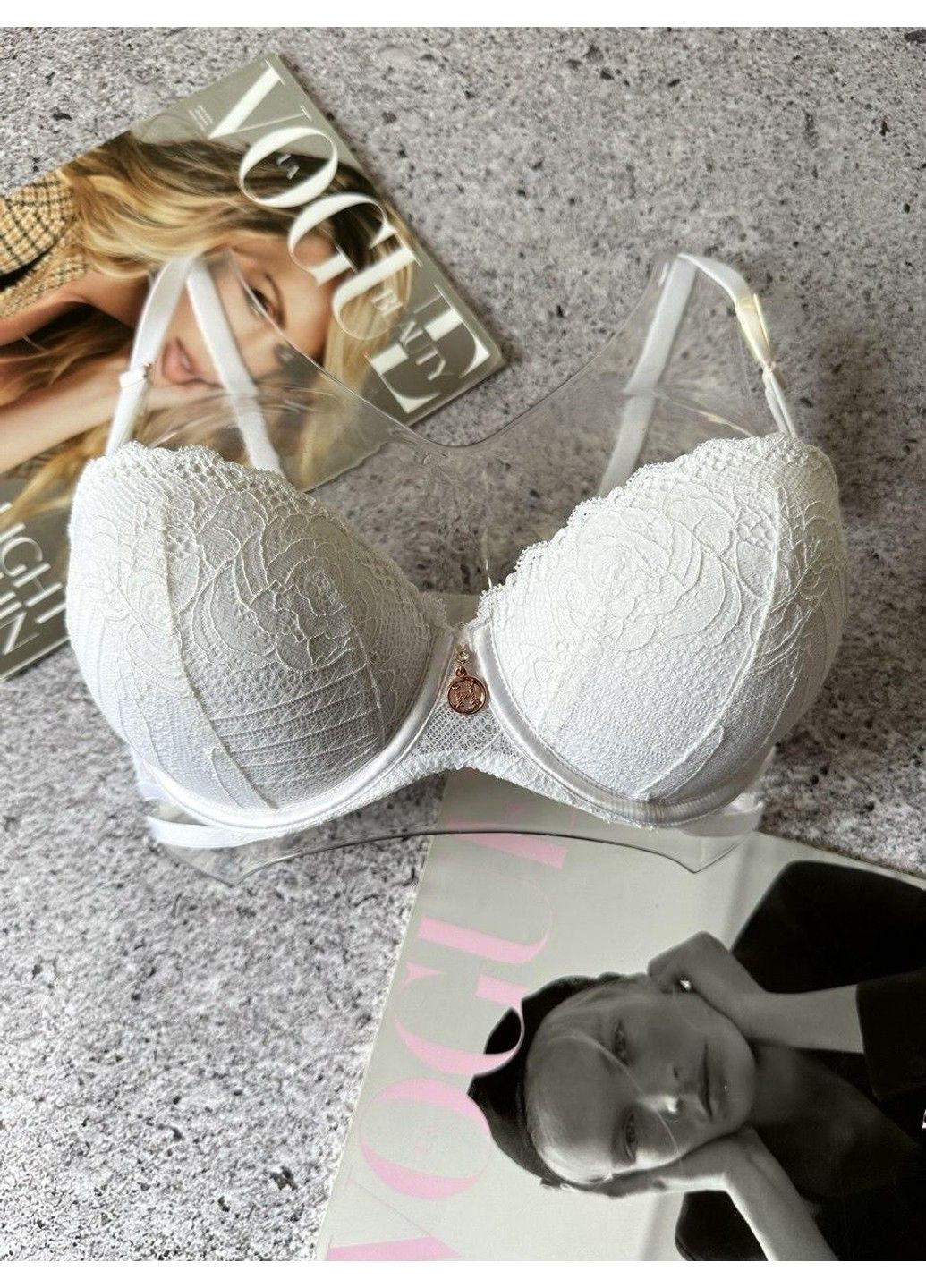 Белый бюстгальтер белый анжелика на грудь 3 размера Weiyesi