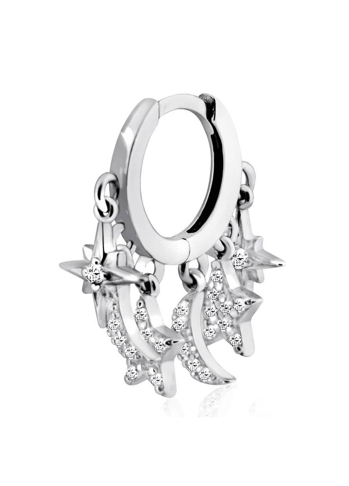 Серебряная серьга (4858) IRIJ (331016753)