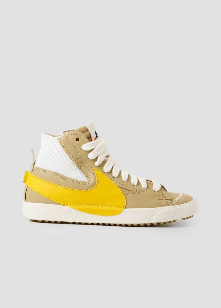 Желтые кроссовки blazer mid 77 jumbo Nike