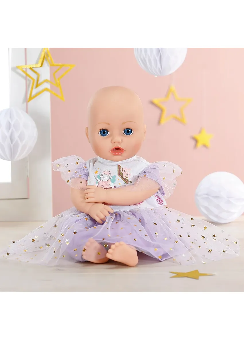 Одяг для ляльки Baby Annabell — бузкова сукня з вішаком, текстиль BABY born (408463549)