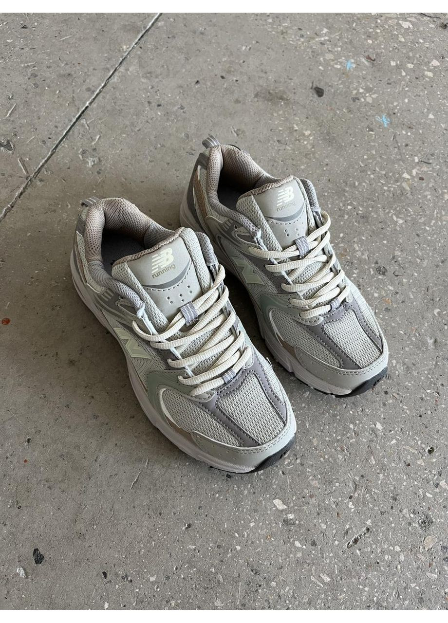 КРОССОВКИ ЖЕНСКИЕ NEW BALANCE 530 BEIGE BROWN OLIVE НЬЮ БЕЛАНС 530 No Brand бежевые демисезоны (367173439)