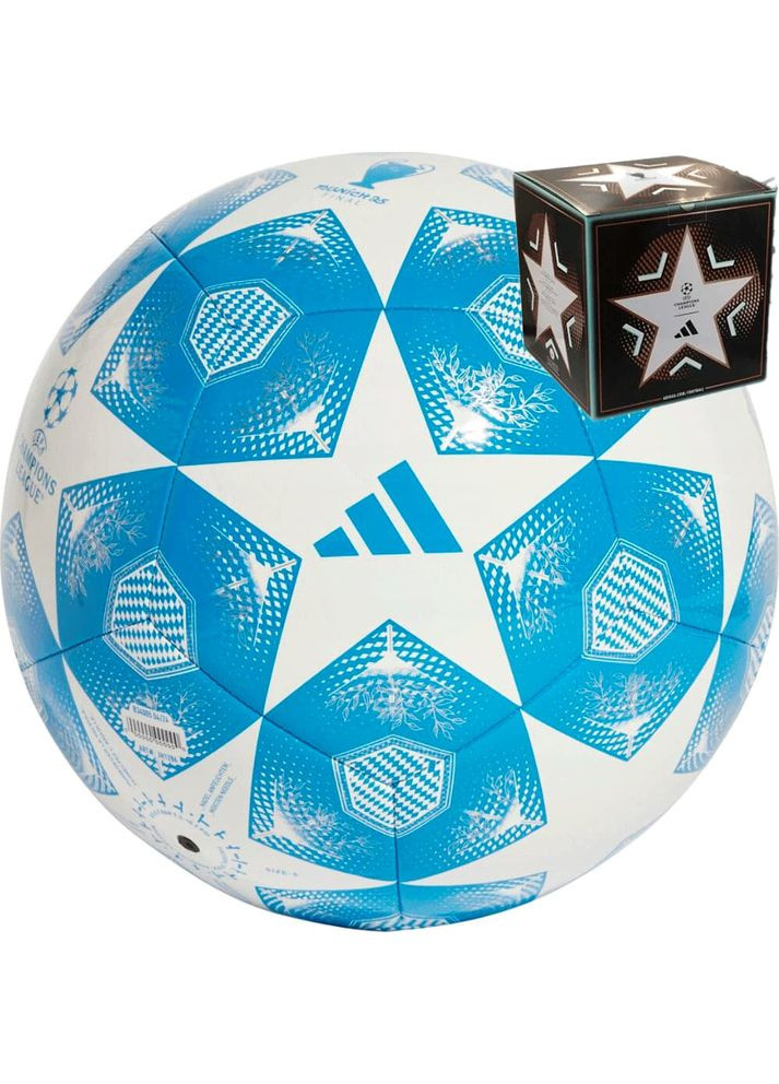Мяч для футбола Finale 2025 Munich Club JH1286 (размер 5) + подарок adidas (369364718)