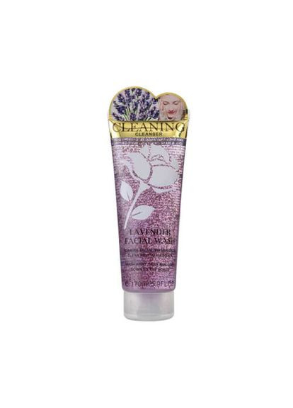 Гель-скраб для обличчя Очищувальний та відлущувальний для гладкості та сяйва шкіри Lavender 170мл Wokali (361865915)