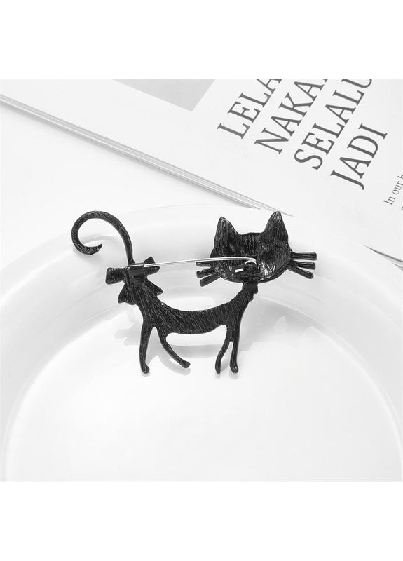 Брошка "Котик", брошка шпилька, червона (494693354) No Brand (361264336)