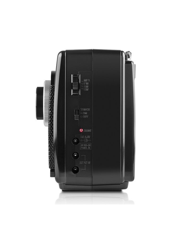 Радіоприймач 1.0 X-510 Black, 3 Вт, пластиковий корпус, FM/AM/SW, USB, SD/microSD, акумулятор, ліхтарик Real-El (362474784)