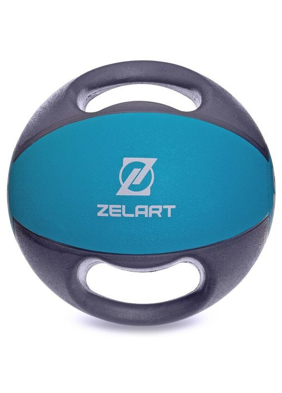 Медбол мяч медицинский двуручный с хватами (вес 10 кг) FI-2619-10 Zelart (367617497)