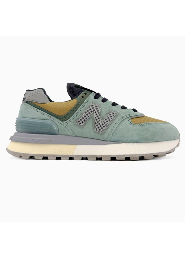 КРОСІВКИ ЖІНОЧІ NEW BALANCE 574 LEGACY STONE ISLAND OLIVE YELLOW НЬЮ БЕЛАНС 574 No Brand комбіновані демісезони (367171823)