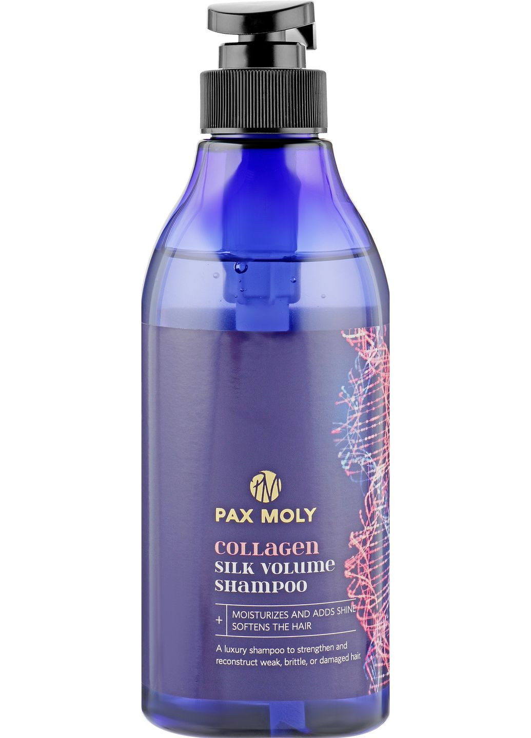 Шампунь для волосся з колагеном Collagen Silk Volume Shampoo 500ml (2-910059) Pax Moly (369794182)