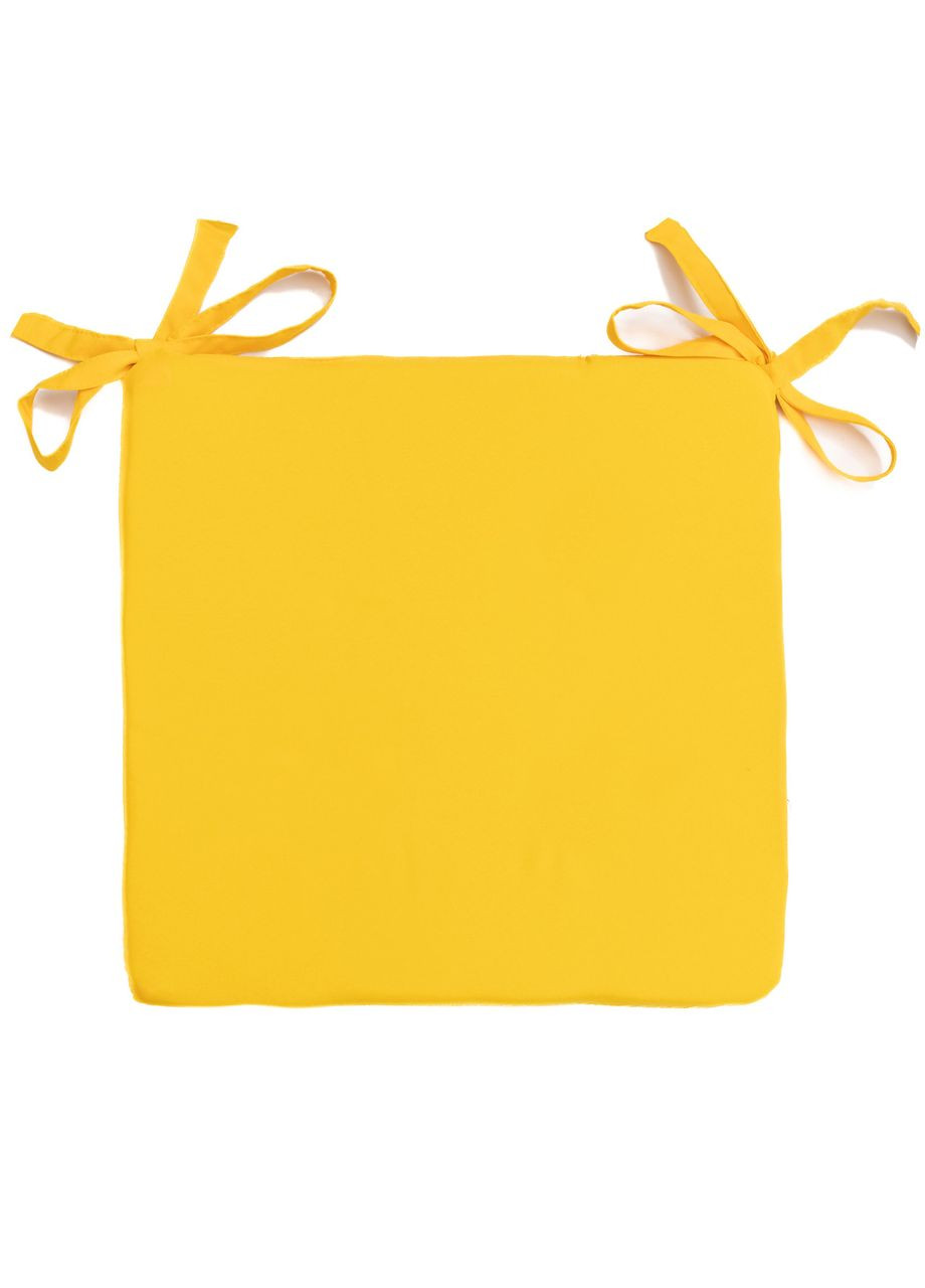 Подушка на стілець см жовтий No Brand (324832284)