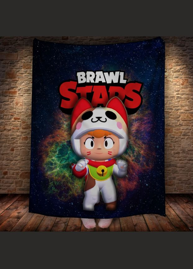 Плед с 3D-принтом на тему Brawl Stars Герои Бравл Старс - Плед с 3D-принтом на тему Brawl Stars Герои Бравл Старс Перша Креативна мануфактура PERFECTUS Плед (301868872)