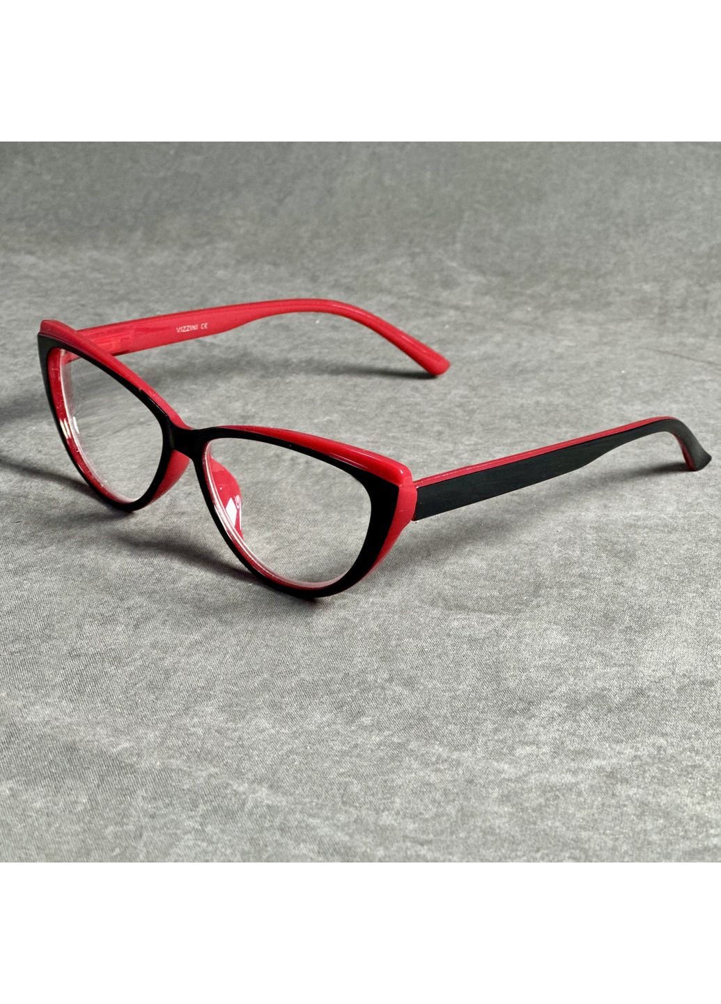 Жіночі окуляри з міцною пластиковою оправою і прозорими лінзами, для читання плюс і мінус Код 550 Vizzini (365830829)