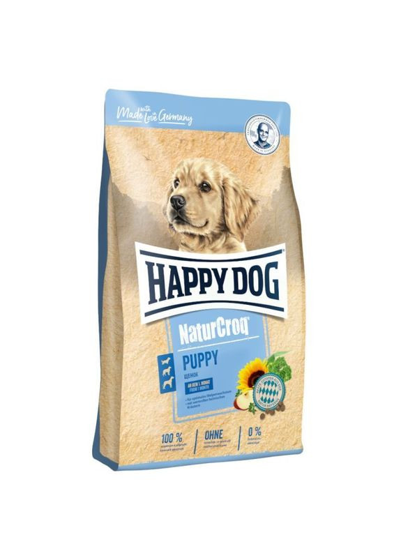 Сухий корм зі свійською птицею для цуценят NaturCroq Puppy - 15 кг Happy Dog (327366230)