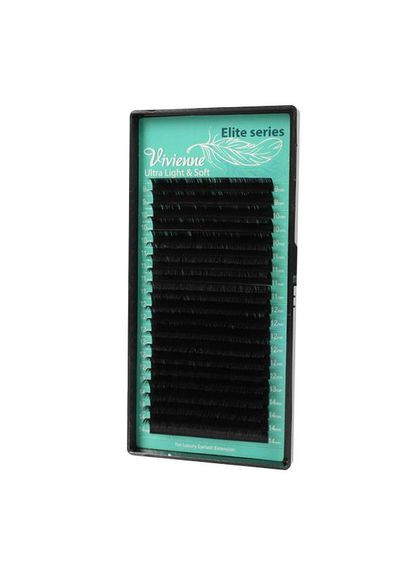 Вії для нарощування мікс C+0.07/8-12 Elite чорні VIVIENNE (314932739)