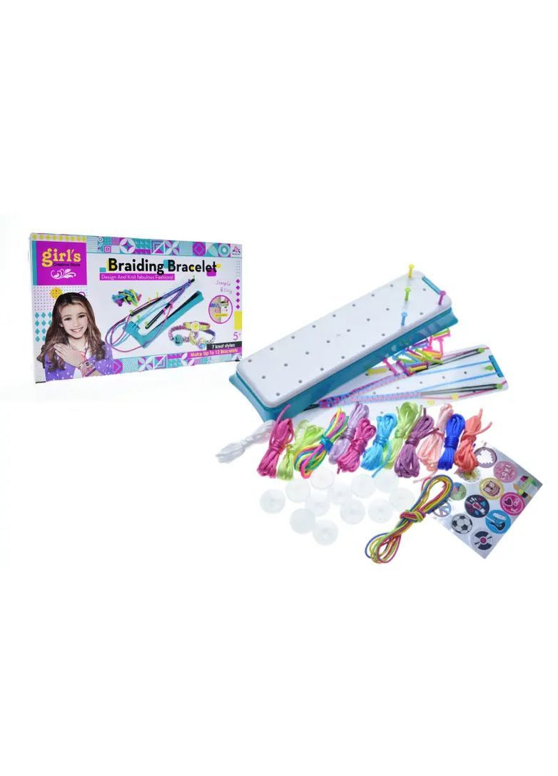 Набор для создания браслетов из пластика MBK-291Y в ассортименте YG Toys Дів9959 (370653188)