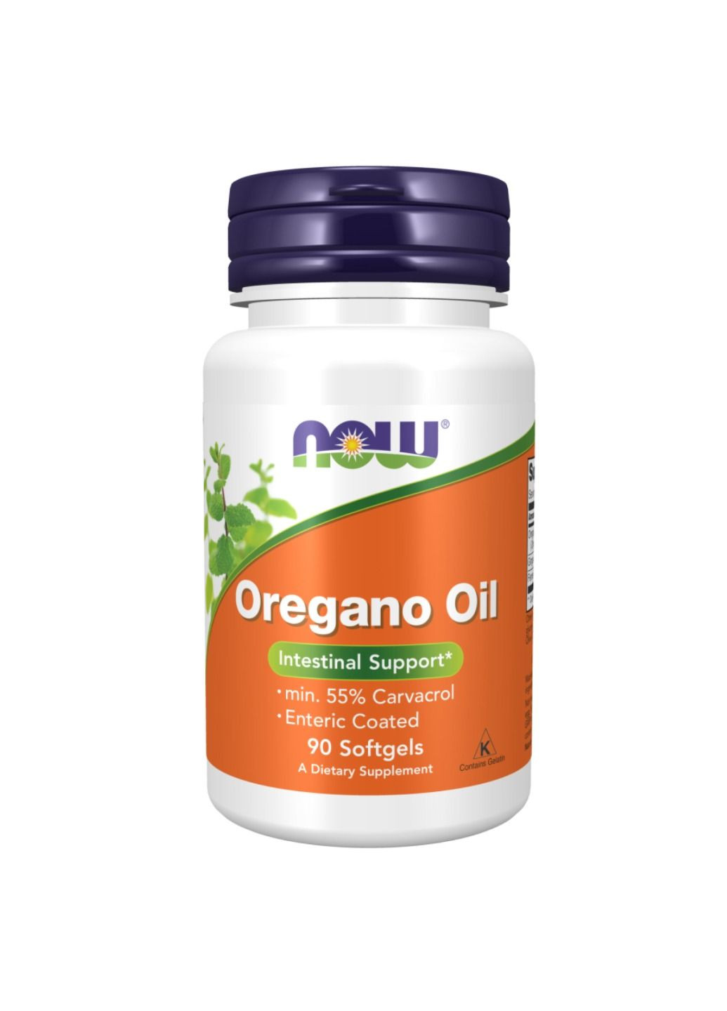 Комплекс жирних кислот Oregano Oil Enteric - 90 sgels Now Foods (288677412)