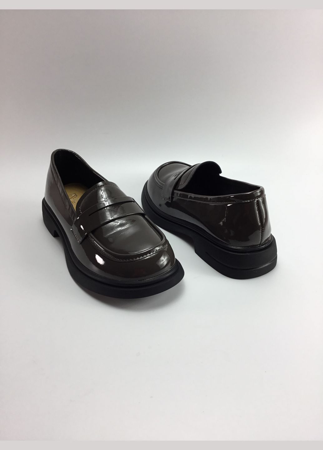 Iva Жіночі лофери лофери коричневий з натуральна шкіра, україна — всесезон (316653981)