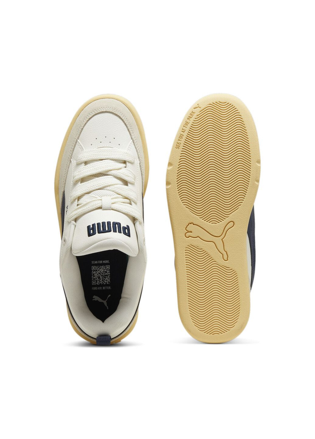 Белые всесезонные кроссовки park lifestyle og unisex sneakers Puma