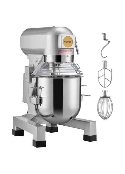 Профессиональный кухонный миксер стоячий 28,5 л, 1100 Вт Vevor (351505679)