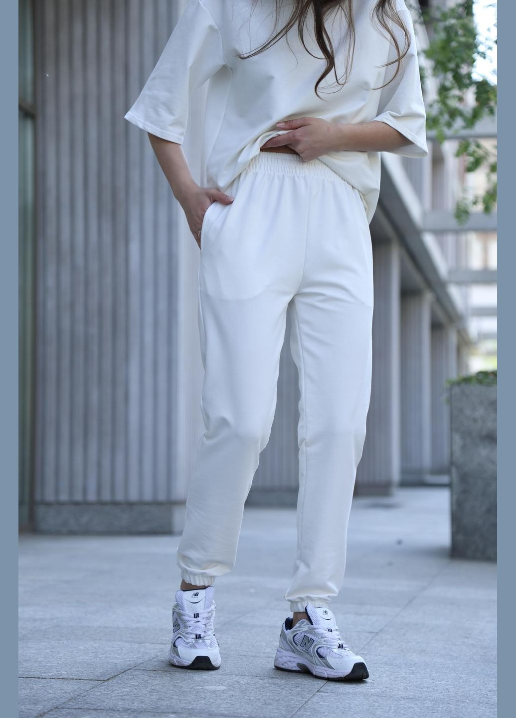 Штаны женские "Maya" белые No Brand (331868060)