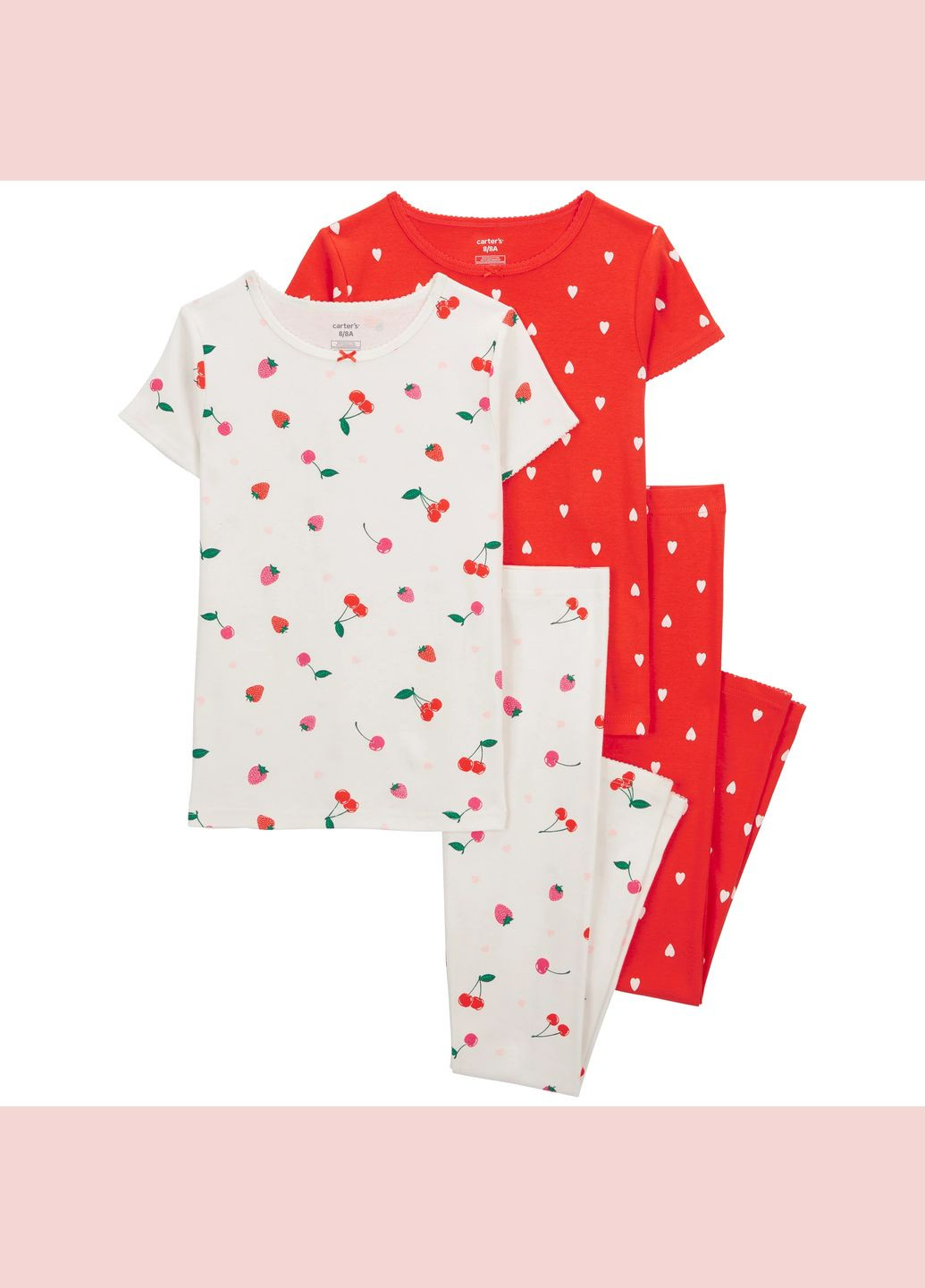 Комбинированная комплект пижам 2в1 для девочки 12-136 см (3q517910_8) Carter's