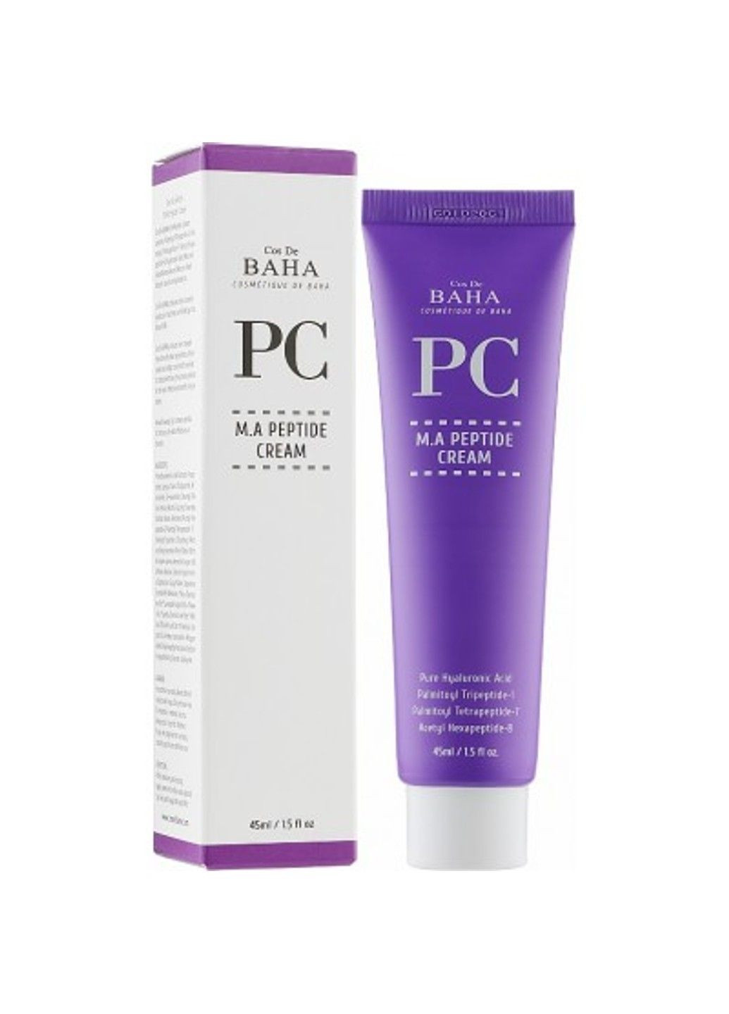 Cos De Baha Пептидный крем для лица от морщин PC Peptide Cream 45ml — Крем, Южная Корея (316322124)