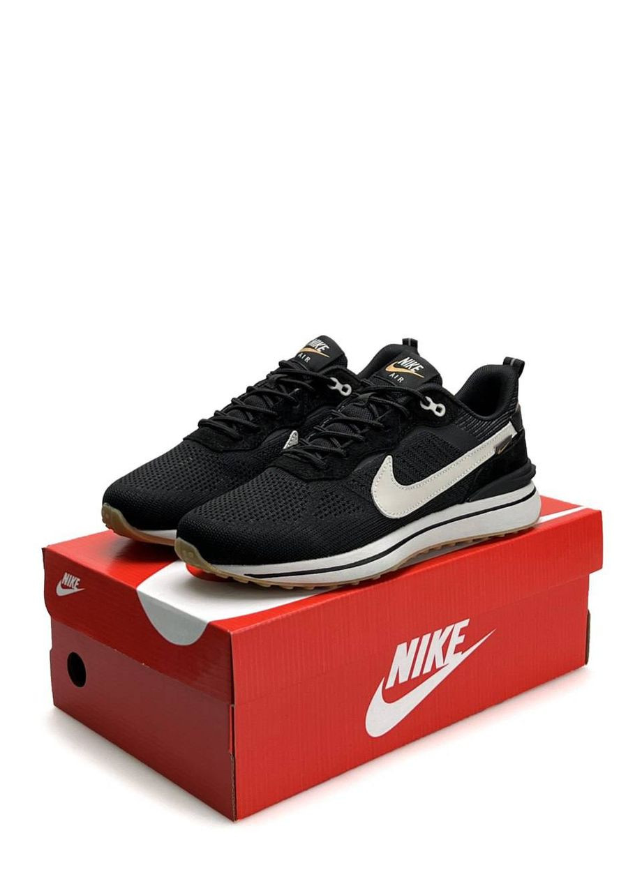 Чорно-білі Осінні кросівки чоловічі nike No Brand Air Zoom Street Black White