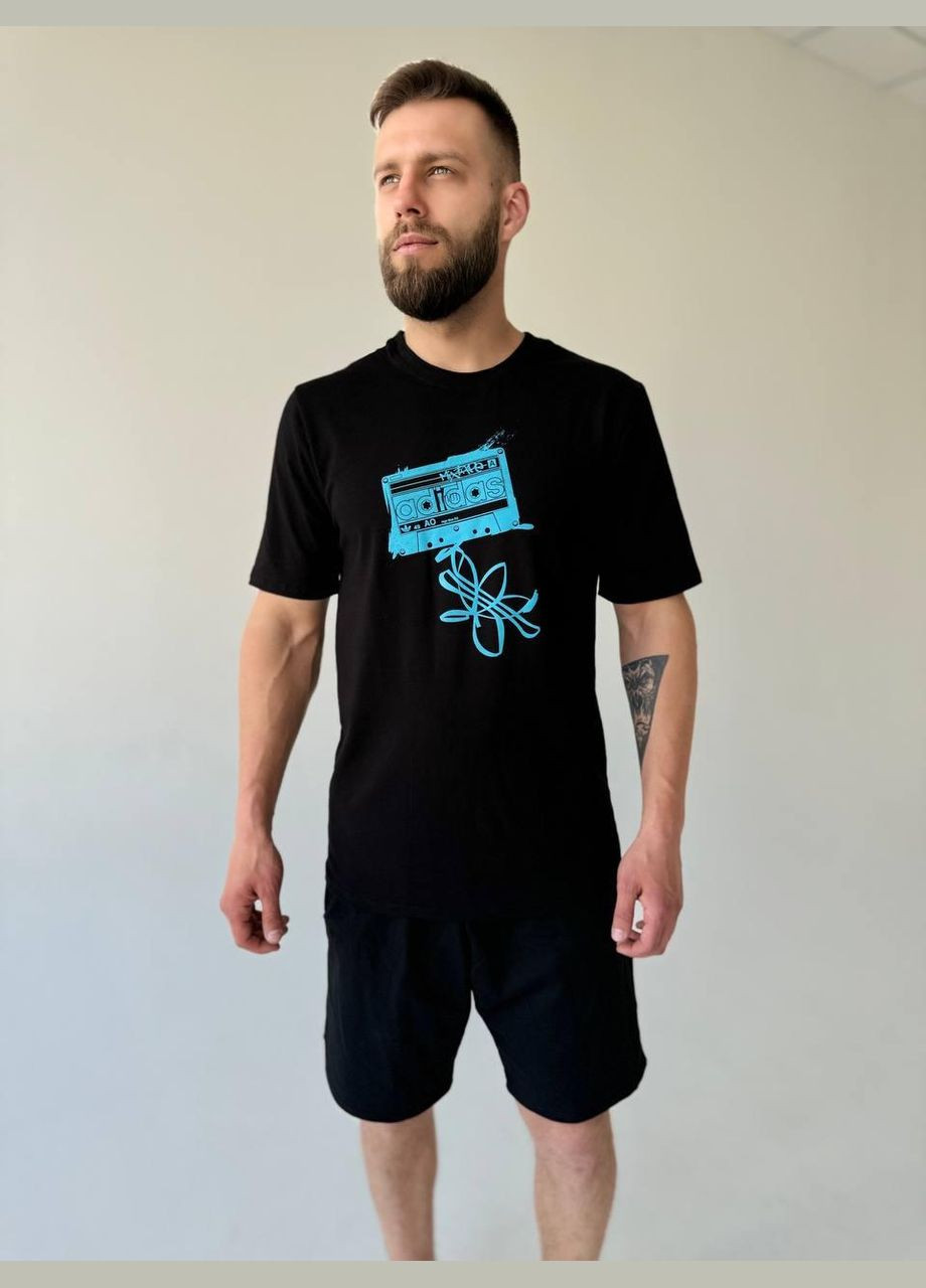 Черная футболка No Brand