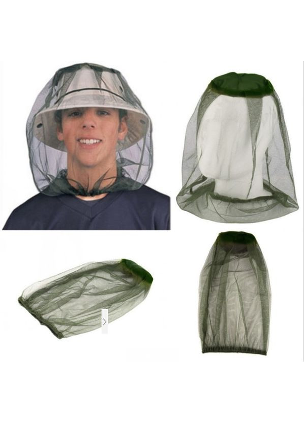 Антимоскітна сітка на голову, сітка-ковпак на голову від комах, на резинці ( ) China (366666276)