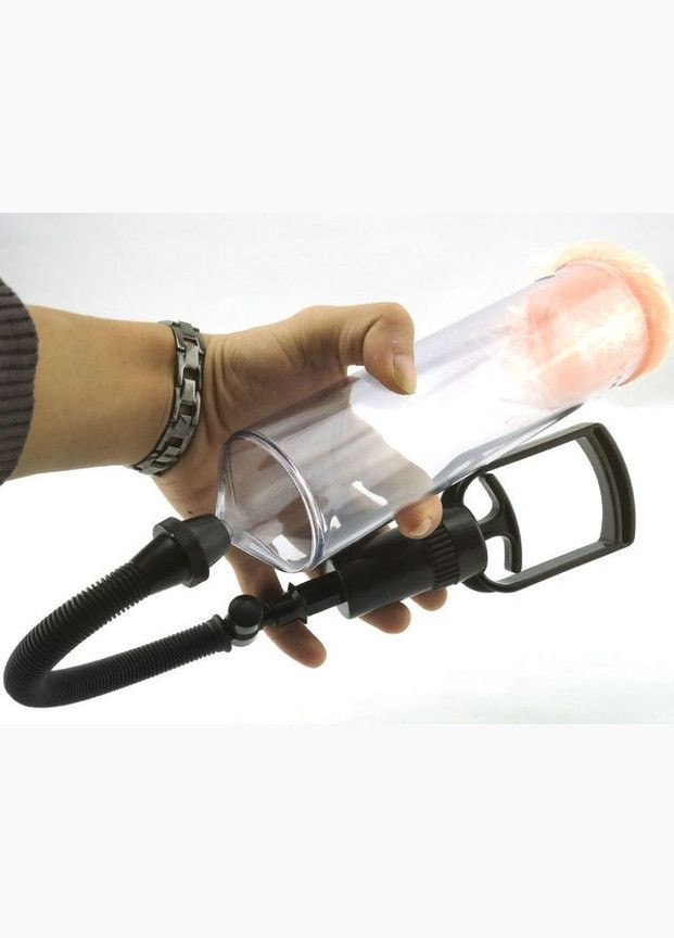 Вакуумна помпа для чоловіків із насадкою для маструбації 19*5,5 см No Brand (340914281)