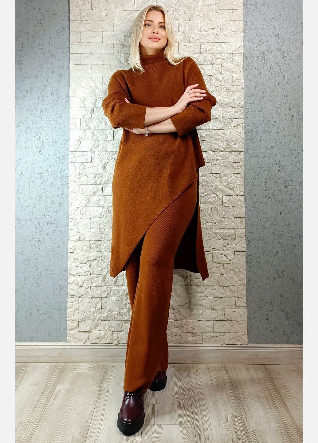 Костюм (туніка+штани) di classe з віскозного кашеміру (371797067)