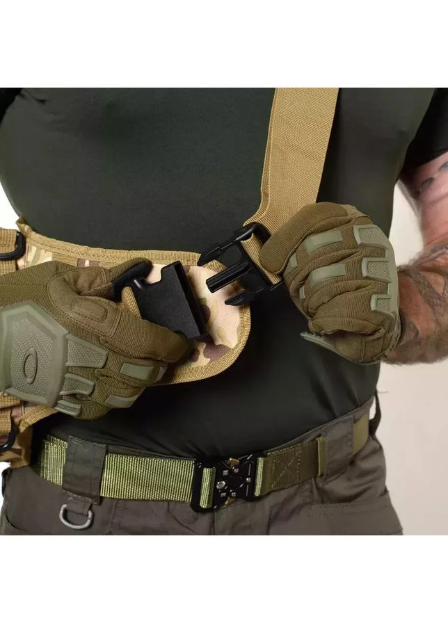 Рюкзак тактический трансформер через плечо материал Cordura 900D система MOLLE камуфляж Seli No Brand (394027536)