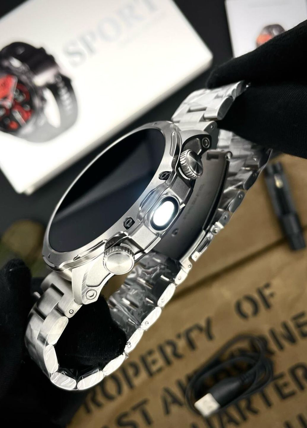 Мужские умные часы Silver Steel Modfit Tactic Blaze (356130703)