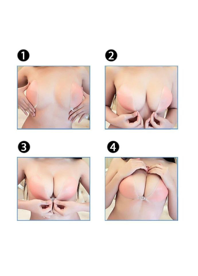 Силиконовое бра невидимка Invisible Bra лифчик неведимки силиконовый No Brand (366871074)